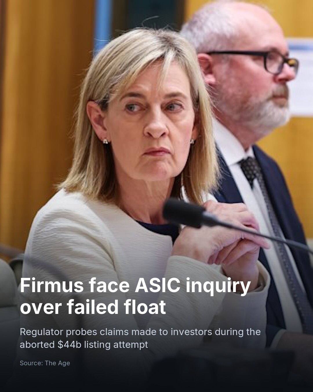 Firmus face ASIC inquiry over failed float