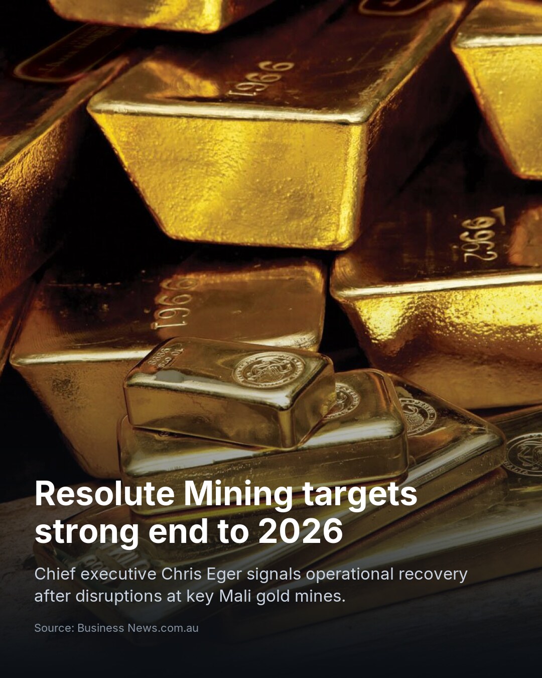 Resolute Mining targets strong end to 2026